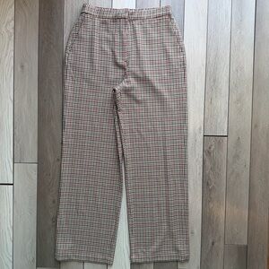 Zara Women’s Wide Leg Plaid Pants | Size: Large